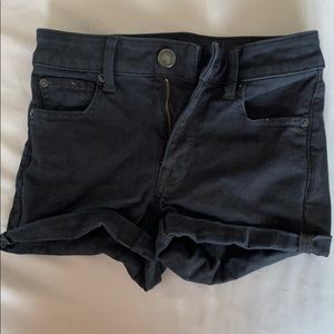 Black Demin Shorts